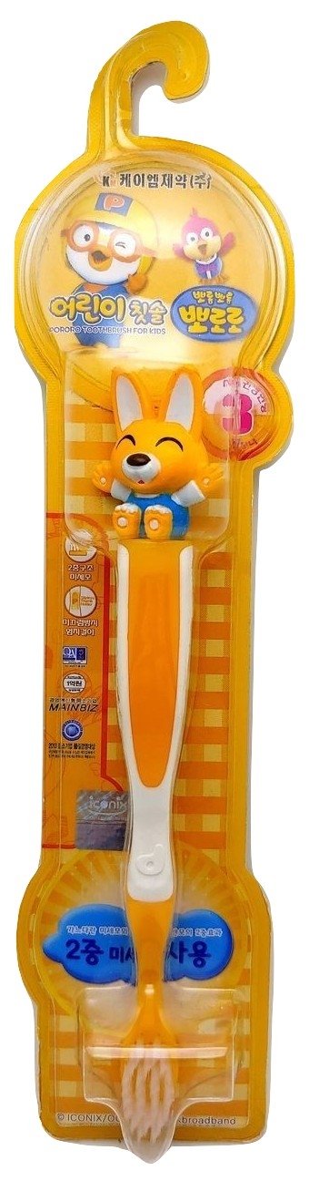 Pororo Animation Figure Toothbrush - Eddy小企鵝3D 動畫主角造型牙刷...