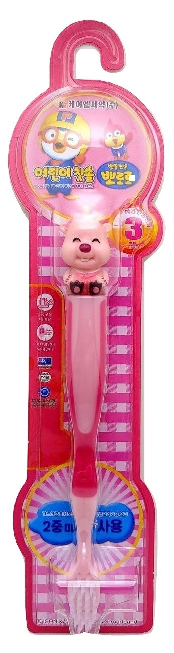 Pororo Animation Figure Toothbrush -  Ruppy小企鵝3D 動畫主角造型...