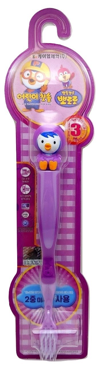Pororo Animation Figure Toothbrush - Petty小企鵝3D 動畫主角造型牙...