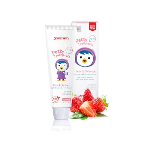 Pororo Toothpaste (Strawberry) 90g - 無添加劑兒童牙膏 (香甜草莓味) 9...