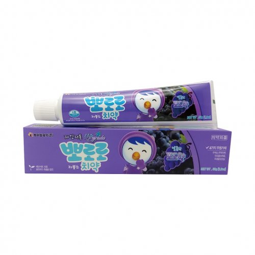 Pororo Xylitol Toothpaste for Toddler (Grape) - 迷你木糖醇高級...