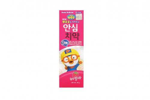 Pororo Non Fluorine Toothpaste (Strawberry) 80g - 無氟添加幼...