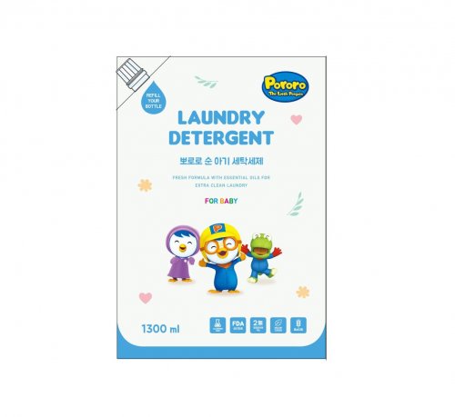 Pororo Laundry Detergent (Refill Type) - 洗衣液 (補充裝) 1300...