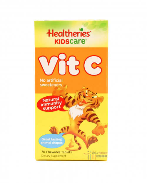Healtheries Vitamin C 賀壽利兒童維生素C片(小老虎) - 70片...
