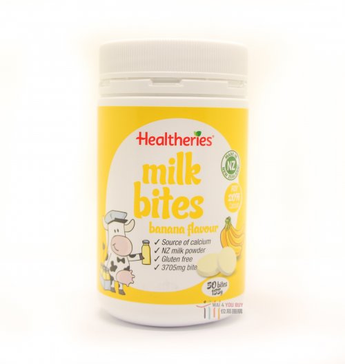 Healtheries Milk Bites - Banana Flavour (50's/185g) 賀壽利...