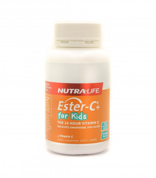 Nutralife Ester-C+ for Kids (120's) 紐樂酯化維C咀嚼片(兒童版)120片...