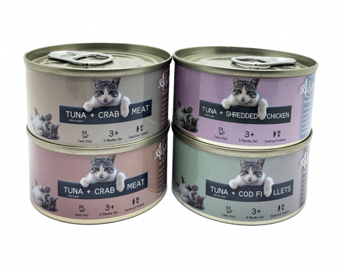 AIRAM 愛琳－貓糧罐頭零食 海鮮罐頭組合裝 80gx8...