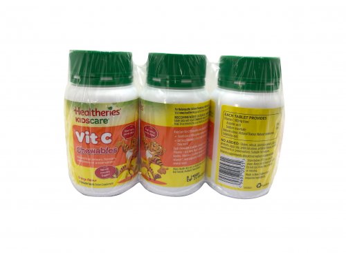 Healtheries Kids Care Vitamin C - 賀壽利兒童維生素C片(小老虎) - 70片...